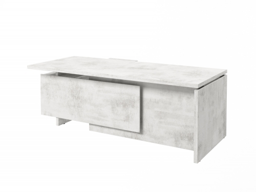 Стол с опорной тумбой FB-121R.DD (R) Хромикс белый Стол с опорной тумбой FB-121R.DD (R) Хромикс белый