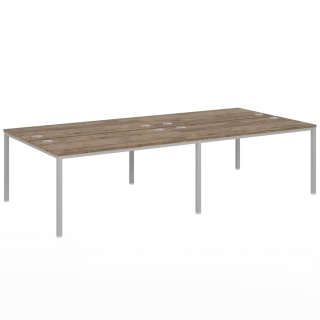 Бенч-система на 4 рабочих места, на металлокаркасе типа Lite VL-52 фото 2 Бенч-система на 4 рабочих места, на металлокаркасе типа Lite VL-52 фото 2