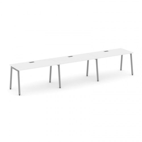 Style Project Рабочая станция 1 сторон. SN-4A.ORS-033 Дуб Табак/Металл Белый 4140*600*750 фото 3