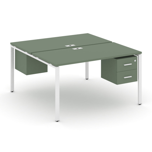 Бенч-система на 2 места с подвесными тумбами Concept CN.DRS-115 Бенч-система на 2 места с подвесными тумбами Concept CN.DRS-115