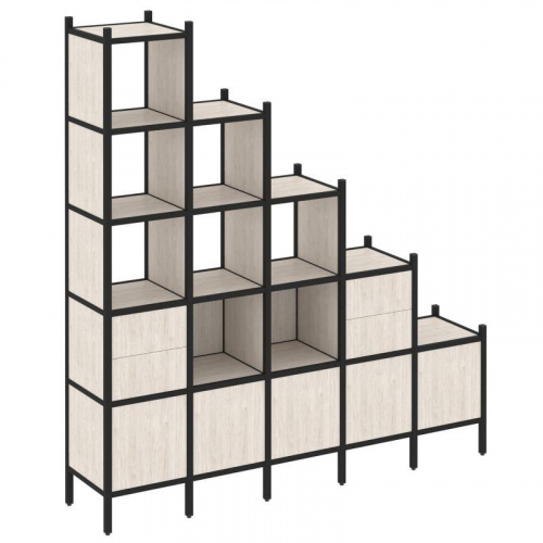 Стеллаж офисный прямой Loft VR.L-23 фото 5 Стеллаж офисный прямой Loft VR.L-23 фото 5