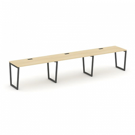 Style Project Рабочая станция 1 сторон. SN-4T2.ORS-031 Акация Лорка/Металл Антрацит/Заглушка Пластик