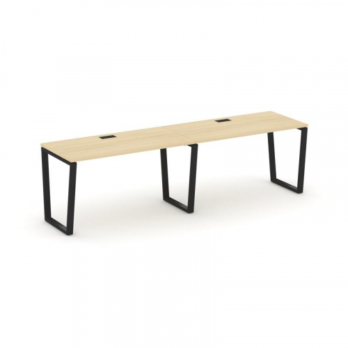 Style Project Рабочая станция 1 сторон. SN-6T2.ORS-003 Акация Лорка/Металл Антрацит/Заглушка Пластик фото 5