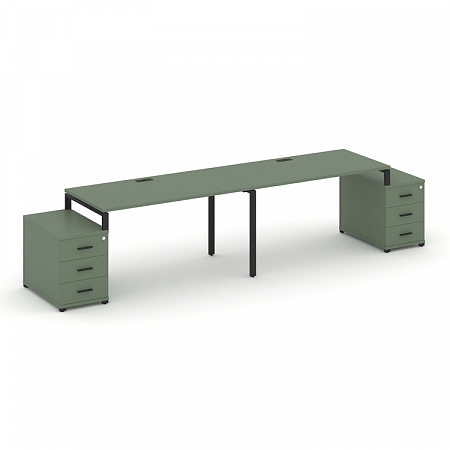 Бенч-система на 2 места с 2 опорными тумбами Concept CN.ORS-319