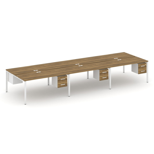 Бенч-система на 6 мест с подвесными тумбами Concept CN.DRS-156 фото 8