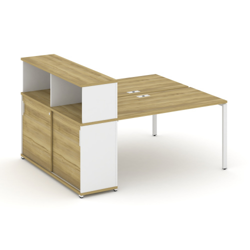 Бенч-система с опорным шкафом-купе с надставкой Concept CN.DRS-239 фото 11 Бенч-система с опорным шкафом-купе с надставкой Concept CN.DRS-239 фото 11