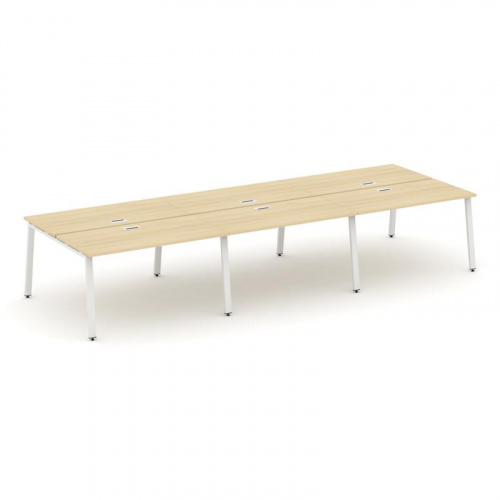 Style Project Рабочая станция 2-х сторон. SN-6A.DRS-081 Дуб Табак/Металл Белый 2940*1632*750 фото 19