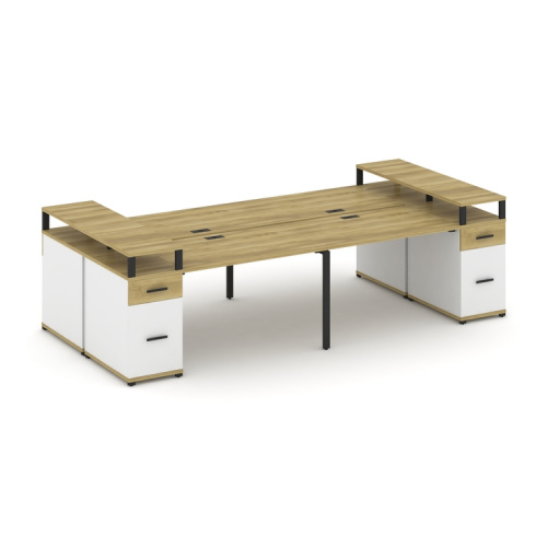 Бенч-система на 4 места с 2 опорными тумбами Concept CN.DRS-446 фото 6 Бенч-система на 4 места с 2 опорными тумбами Concept CN.DRS-446 фото 6