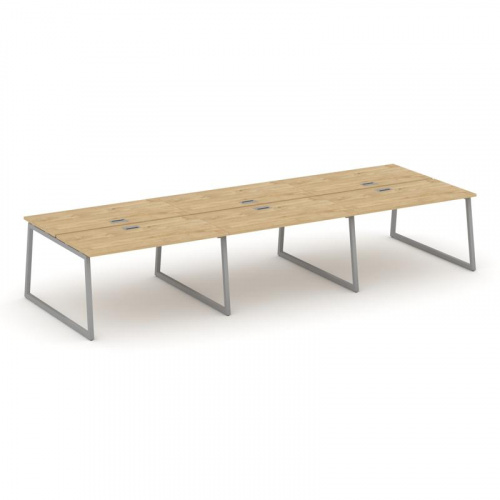 Style Project Рабочая станция 2-х сторон. SN-4T1.DRS-082 Акация Лорка/Металл Антрацит/Заглушка Пласт фото 2