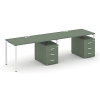 Бенч-система на 2 места с 2 опорными тумбами Concept CN.ORS-312