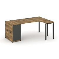 Стол эргономичный с опорным распашным шкафом Concept CN.SA-210(R)