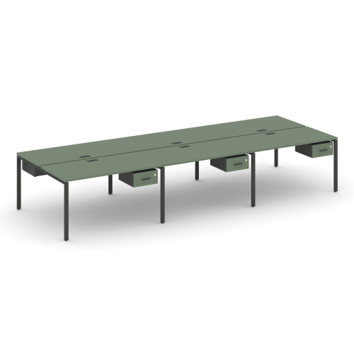 Бенч-система на 6 мест с подвесными тумбами Concept CN.DRS-151 фото 2 Бенч-система на 6 мест с подвесными тумбами Concept CN.DRS-151 фото 2