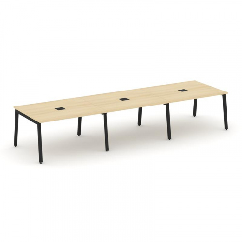 Style Project Стол переговорный SN-5A.SPRG-054 Акация Лорка/Металл Белый 4740*1180*750 фото 10