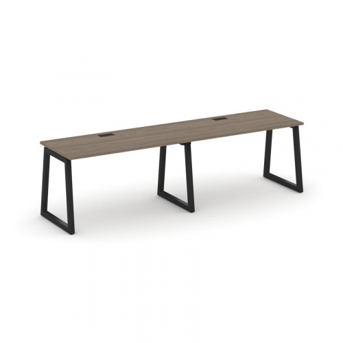 Style Project Рабочая станция 1 сторон. SN-5T1.ORS-024 Акация Лорка/Металл Антрацит/Заглушка Пластик фото 8