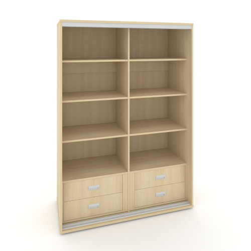 Корпус 2-х секционного шкафа низкого L=1300мм Maris SH.K2-3.2 K6