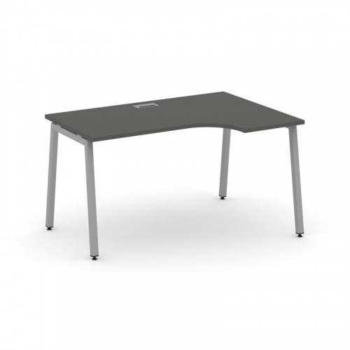 Style Project Стол рабочий эргоном. SN-4A.SPA-012(R) Дуб Табак/Металл Антрацит 1580*700/980*750 фото 4 Style Project Стол рабочий эргоном. SN-4A.SPA-012(R) Дуб Табак/Металл Антрацит 1580*700/980*750 фото 4