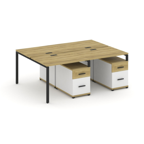 Бенч-система на 4 места с 2 опорными тумбами Concept CN.DRS-321 фото 6 Бенч-система на 4 места с 2 опорными тумбами Concept CN.DRS-321 фото 6