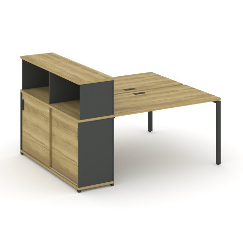 Бенч-система с опорным шкафом-купе с надставкой Concept CN.DRS-238 фото 4 Бенч-система с опорным шкафом-купе с надставкой Concept CN.DRS-238 фото 4