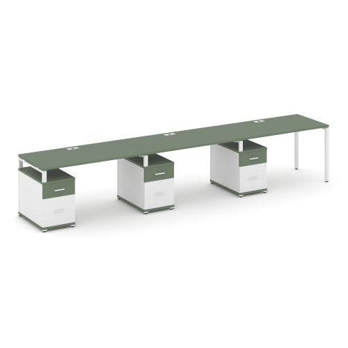 Бенч-система на 3 места с 3 опорными тумбами Concept CN.ORS-346 фото 5 Бенч-система на 3 места с 3 опорными тумбами Concept CN.ORS-346 фото 5