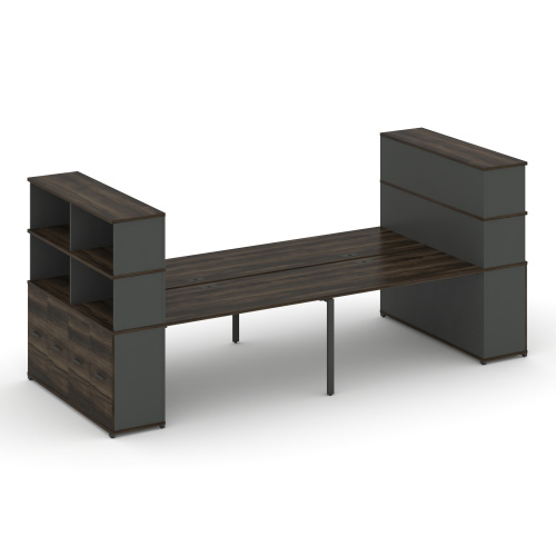 Бенч-система с опорными распашными шкафами Concept CN.DRS-274 фото 3 Бенч-система с опорными распашными шкафами Concept CN.DRS-274 фото 3