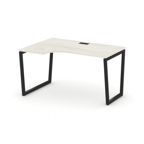 Style Project Стол рабочий эргоном. SN-4T2.SPA-002(L) Акация Лорка/Металл Антрацит/Заглушка Пластик фото 8