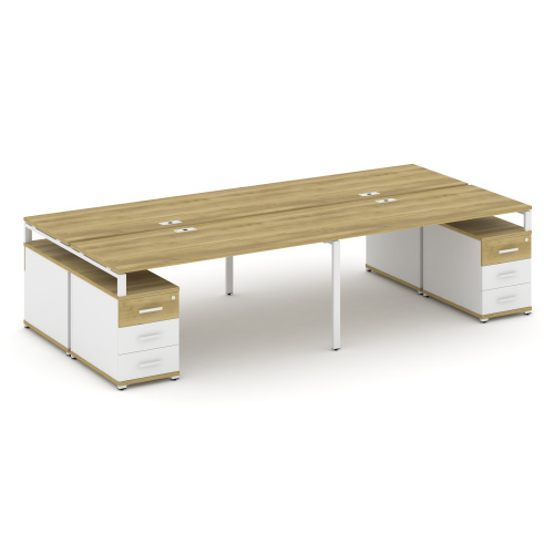 Бенч-система на 4 места с 2 опорными тумбами Concept CN.DRS-328 фото 11