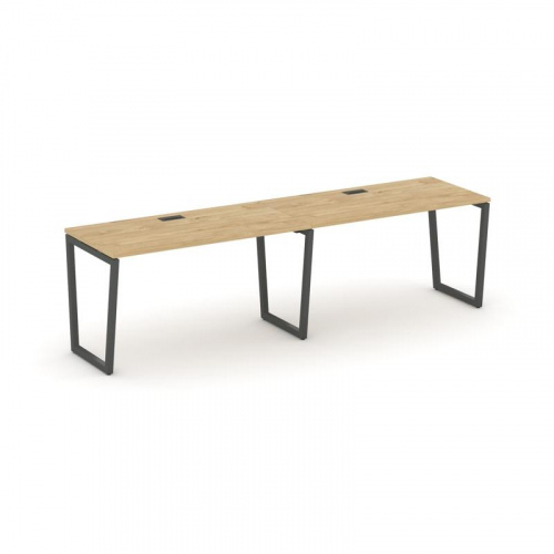 Style Project Рабочая станция 1 сторон. SN-4T2.ORS-002 Акация Лорка/Металл Антрацит/Заглушка Пластик фото 22