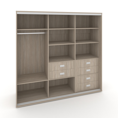 Корпус 3-х секционного шкафа низкого L=1619мм Maris SH.K3-1.2 K3 фото 6