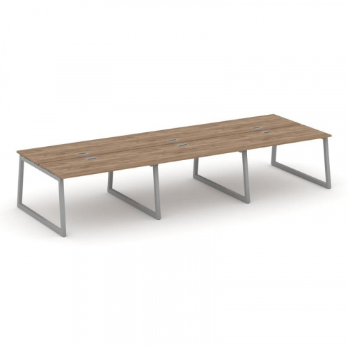 Style Project Рабочая станция 2-х сторон. SN-5T1.DRS-061 Акация Лорка/Металл Антрацит/Заглушка Пласт фото 9