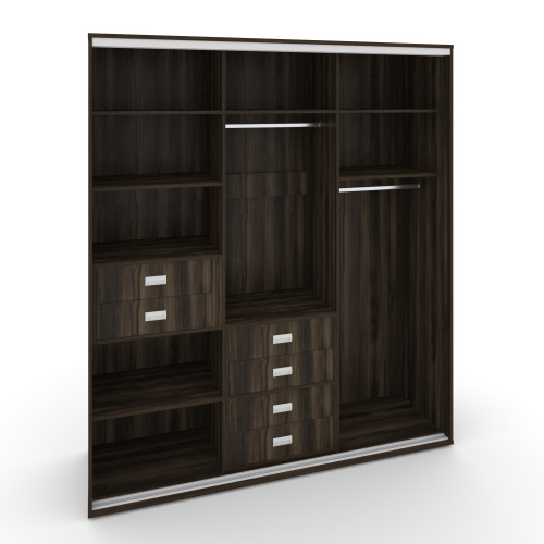 Корпус 3-х секционного шкафа высокого L=2369мм Maris SH.K3-6.1 K6 фото 7