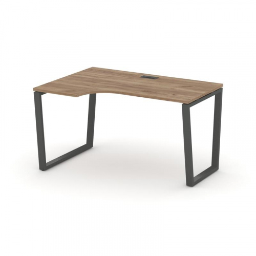 Style Project Стол рабочий эргоном. SN-6T2.SPA-012(L) Акация Лорка/Металл Антрацит/Заглушка Пластик фото 23