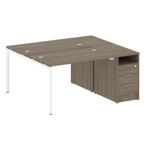 Бенч-система с тумбой на П-обр. м/к Metal System Quattro 40БП.РС-СТП-2.2 фото 2 Бенч-система с тумбой на П-обр. м/к Metal System Quattro 40БП.РС-СТП-2.2 фото 2