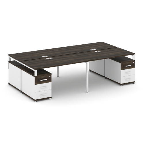 Бенч-система на 4 места с 2 опорными тумбами Concept CN.DRS-327 фото 10