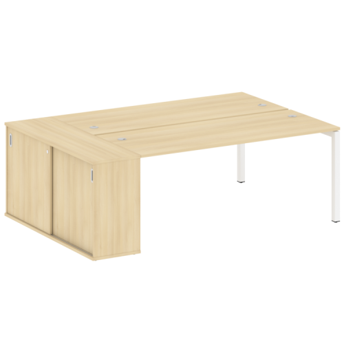 Бенч-система с шкафом-купе на П-обр. м/к Metal System Quattro 50БП.РС-СШК-1.5 фото 15 Бенч-система с шкафом-купе на П-обр. м/к Metal System Quattro 50БП.РС-СШК-1.5 фото 15