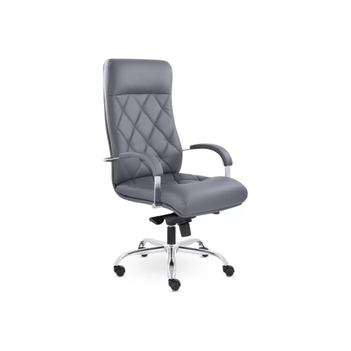 Кресло руководителя К-10 Верона МБ (Хром) (Экокожа) фото 3