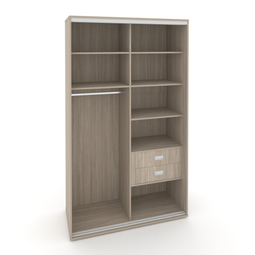 Корпус 2-х секционного шкафа высокого L=1300мм Maris SH.K2-3.1 K2 фото 4