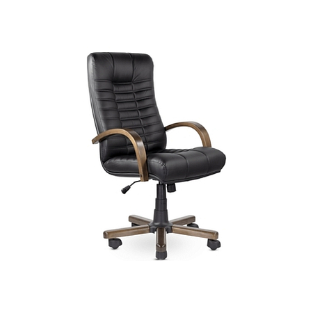 Кресло руководителя Атлант (Дерево D8) (Натуральная кожа)