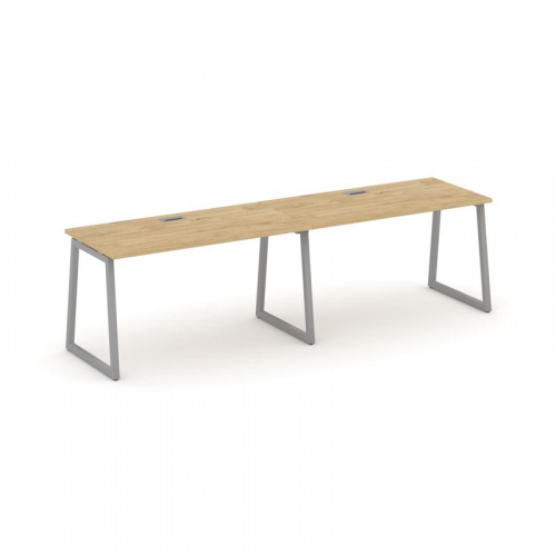 Style Project Рабочая станция 1 сторон. SN-4T1.ORS-002 Акация Лорка/Металл Антрацит/Заглушка Пластик фото 2