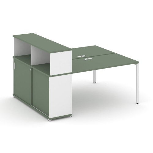 Бенч-система с опорным шкафом-купе с надставкой Concept CN.DRS-238 фото 5 Бенч-система с опорным шкафом-купе с надставкой Concept CN.DRS-238 фото 5