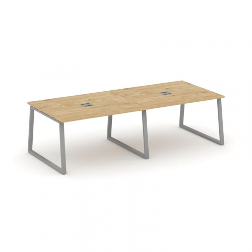 Style Project Стол переговорный SN-6T1.SPRG-044 Акация Лорка/Металл Антрацит/Заглушка Металл Антраци фото 3 Style Project Стол переговорный SN-6T1.SPRG-044 Акация Лорка/Металл Антрацит/Заглушка Металл Антраци фото 3