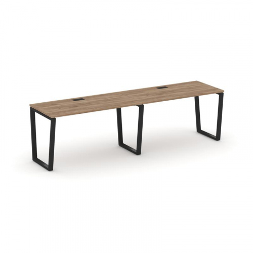 Style Project Рабочая станция 1 сторон. SN-6T2.ORS-003 Акация Лорка/Металл Антрацит/Заглушка Пластик фото 7