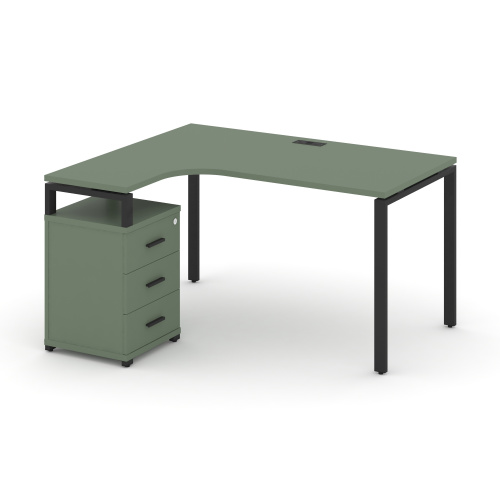 Стол эргономичный с опорной тумбой Concept CN.SA-307(L)