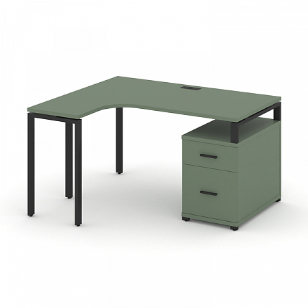 Стол эргономичный с опорной тумбой Concept CN.SA-302(L)