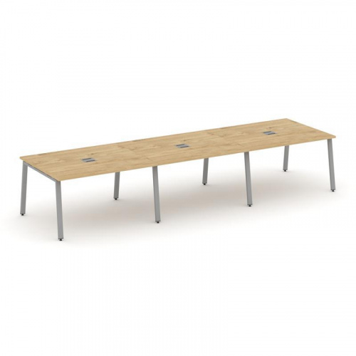 Style Project Стол переговорный SN-6A.SPRG-052 Дуб Наварра/Металл Антрацит 3540*1180*750 фото 12