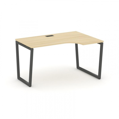 Style Project Стол рабочий эргоном. SN-4T2.SPA-002(R) Акация Лорка/Металл Антрацит/Заглушка Пластик фото 28