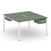 Бенч-система на 2 места с подвесными тумбами Concept CN.DRS-110