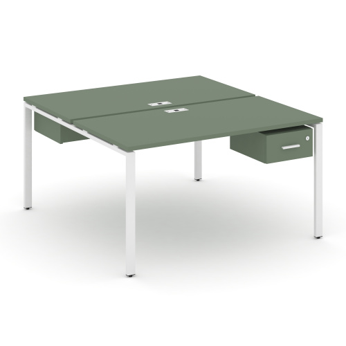 Бенч-система на 2 места с подвесными тумбами Concept CN.DRS-109