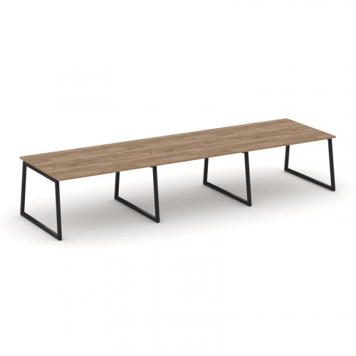 Style Project Стол переговорный SN-4T1.SPRG-054.3 Акация Лорка/Металл Антрацит 4740*1180*750 фото 8 Style Project Стол переговорный SN-4T1.SPRG-054.3 Акация Лорка/Металл Антрацит 4740*1180*750 фото 8