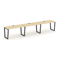 Style Project Рабочая станция 1 сторон. SN-6T2.ORS-042 Акация Лорка/Металл Антрацит/Заглушка Пластик