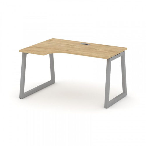 Style Project Стол рабочий эргоном. SN-5T1.SPA-002(L) Акация Лорка/Металл Антрацит/Заглушка Пластик фото 2